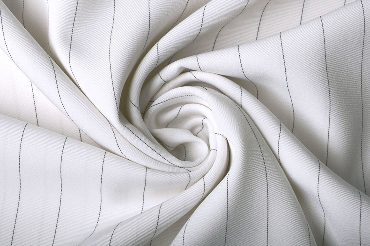 Terlenka 4-Way Stretch Off White Streifen