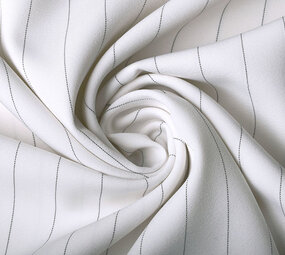 Terlenka 4-Way Stretch Off White Streifen Terlenka 4-Way Stretch Off White Streifen