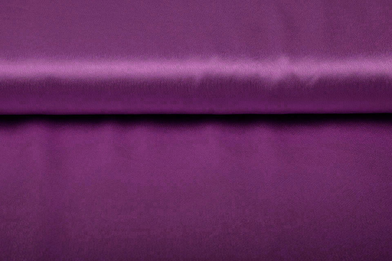 Krepp-Satin Alpenveilchen-Lila