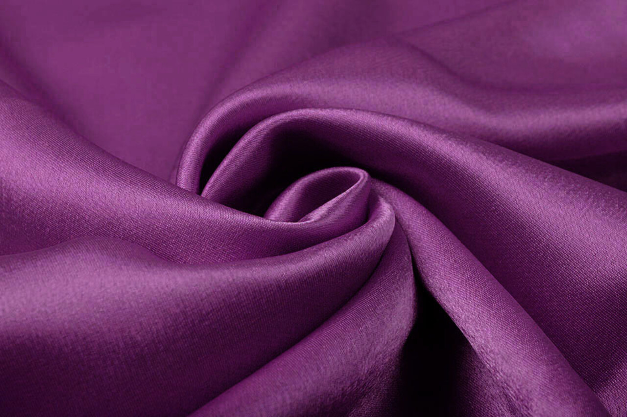 Krepp-Satin Alpenveilchen-Lila