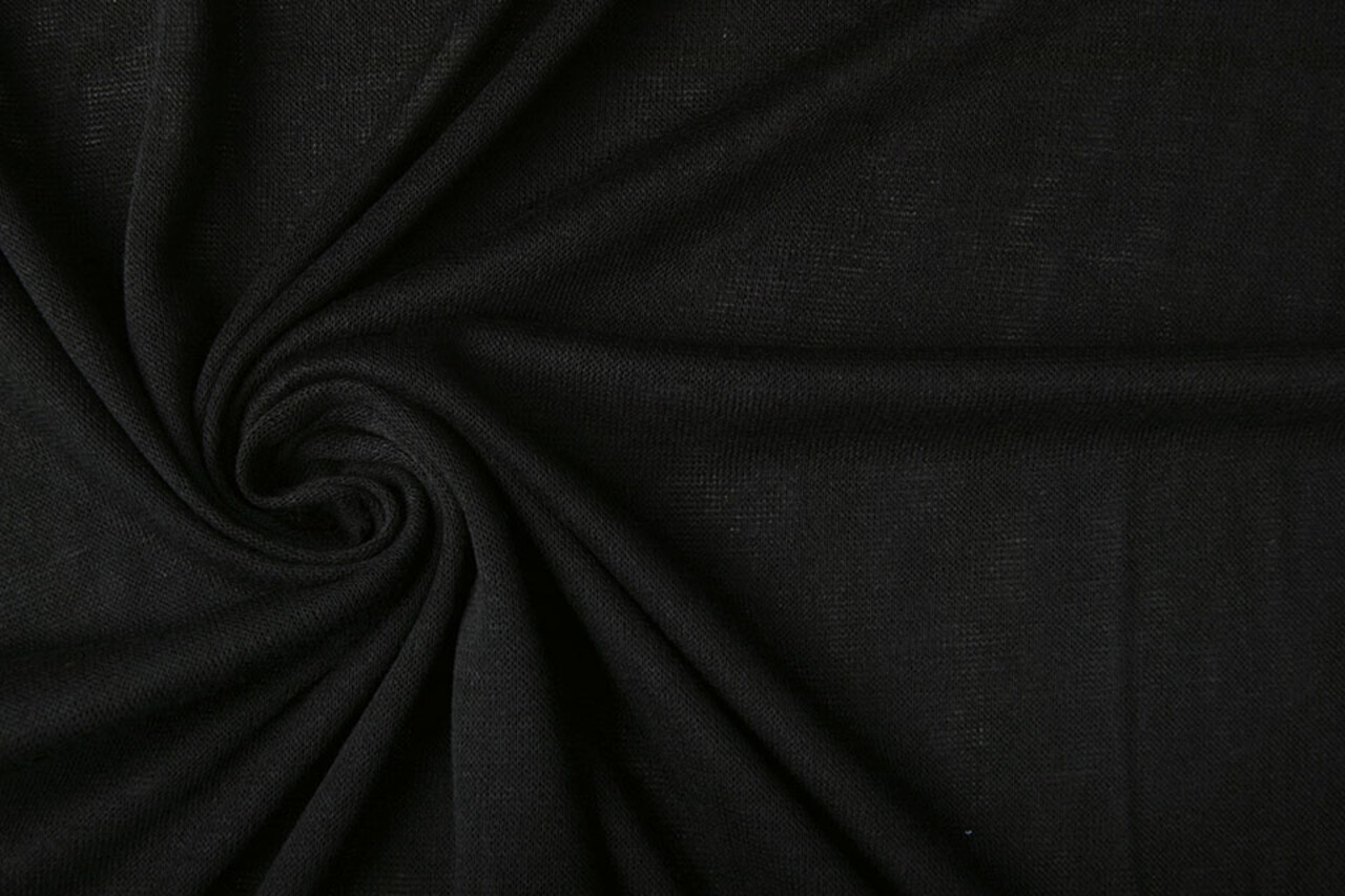 Voile Jersey Zwart