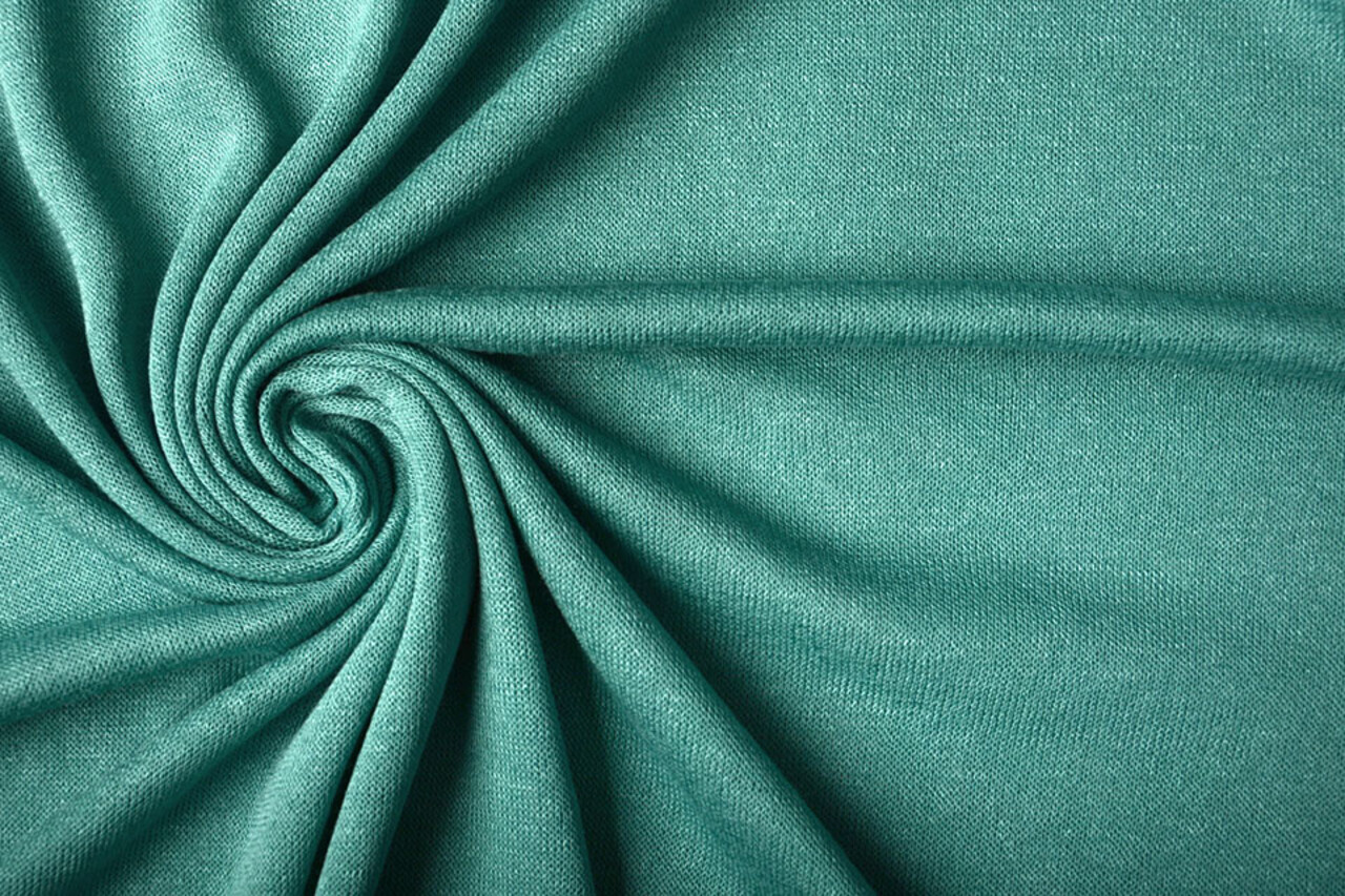 Voile Jersey Verde Mare Voile Jersey Verde Mare