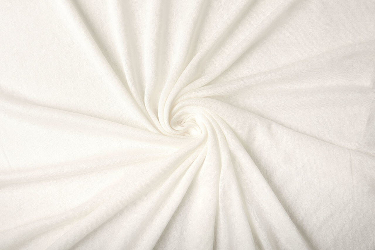Voile Jersey Blanc Cassé Voile Jersey Blanc Cassé