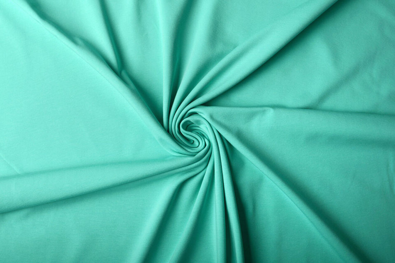Oeko-Tex®  Cotton Jersey Light Sea Green Oeko-Tex®  Cotton Jersey Light Sea Green