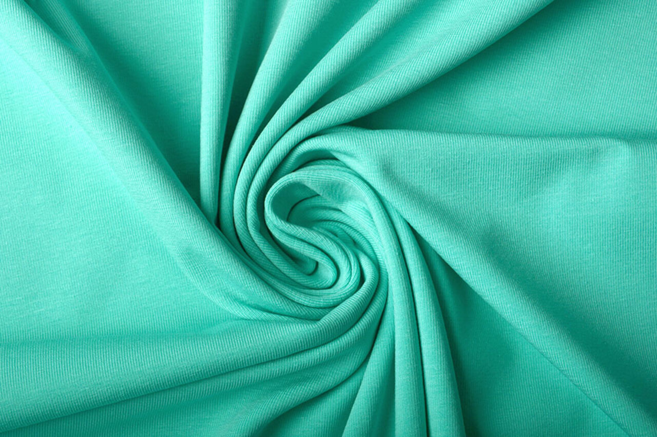 Oeko-Tex®  Cotton Jersey Light Sea Green Oeko-Tex®  Cotton Jersey Light Sea Green