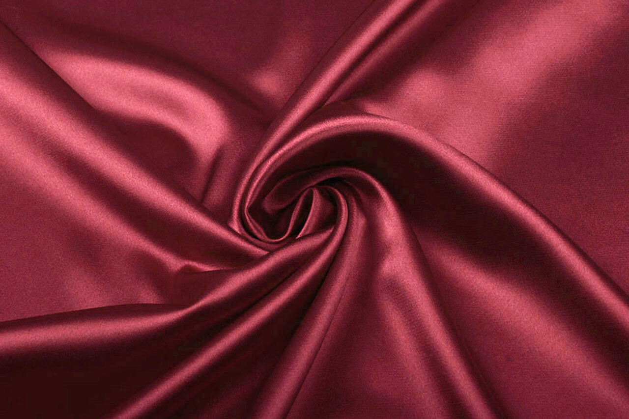 Stretch Satin Bordeaux Stretch Satin Bordeaux