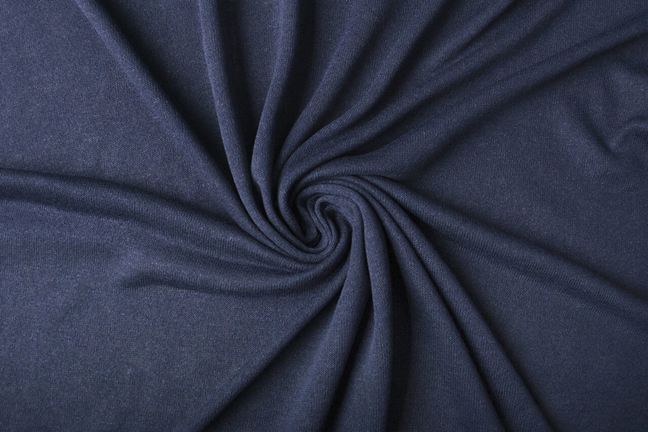 Voile Jersey Azul Marino Azul Voile Jersey Azul Marino Azul