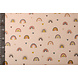 Oeko-Tex® Nid d’Abeille Arc-en-Ciel avec Cœurs Rose Poudré Oeko-Tex® Nid d’Abeille Arc-en-Ciel avec Cœurs Rose Poudré