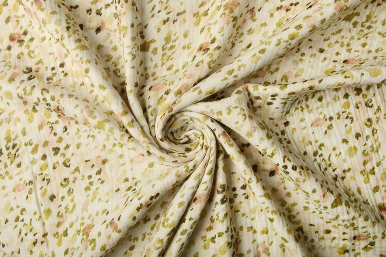 Oeko-Tex®  Hydrofiel Stof Leona Multi 3 Oeko-Tex®  Hydrofiel Stof Leona Multi 3