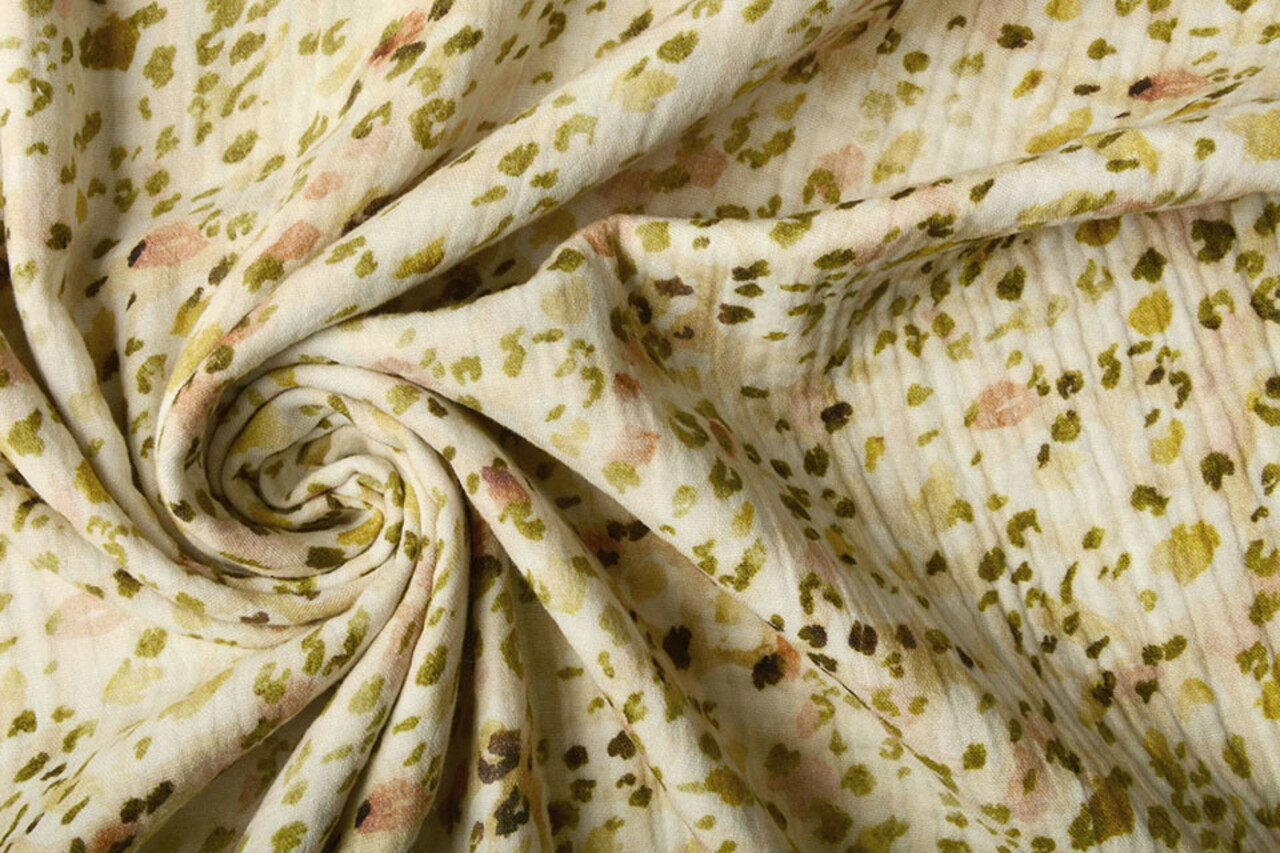 Oeko-Tex®  Double Gauze Fabric Leona Multi 3 Oeko-Tex®  Double Gauze Fabric Leona Multi 3