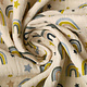 Oeko-Tex®  Double Gauze Fabric Rainbows and Stars Natural