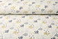 Baumwoll Musselin Stoff Punkte und Sterne Creme Baumwoll Musselin Stoff Punkte und Sterne Creme