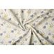Oeko-Tex® Coton Double Gaze Tissu Pois en Étoiles Crème Oeko-Tex® Coton Double Gaze Tissu Pois en Étoiles Crème