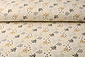 Double Gauze Fabric Dots and Stars Natural