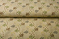Coton Double Gaze Tissu Pois en Étoiles Sable