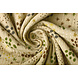 Oeko-Tex® Muselina Lunares y Estrellas Arena Oeko-Tex® Muselina Lunares y Estrellas Arena