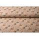 Oeko-Tex®  Coton Double Gaze Tissu Pois en Étoiles Rose Poudré