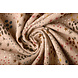 Oeko-Tex®  Coton Double Gaze Tissu Pois en Étoiles Rose Poudré