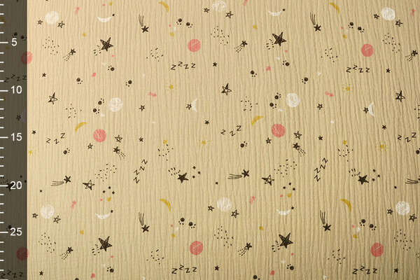 Oeko-Tex®  Double Gauze Fabric Sleep Tight Sand