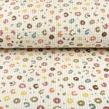 Oeko-Tex® Nido de Abeja Jachtluipaard Crema Oeko-Tex® Nido de Abeja Jachtluipaard Crema