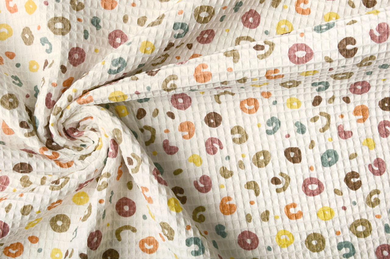 Oeko-Tex®  Waffel Gepard Creme Oeko-Tex®  Waffel Gepard Creme