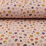 Oeko-Tex®  Wafel Jachtluipaard Poeder Roze Oeko-Tex®  Wafel Jachtluipaard Poeder Roze