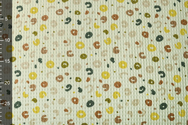 Oeko-Tex®  Waffel Gepard Alt-Minzgrün