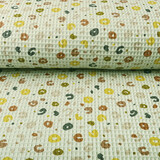 Oeko-Tex® Nid d’Abeille Guépard Ancien Menthe Oeko-Tex® Nid d’Abeille Guépard Ancien Menthe