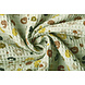 Oeko-Tex® Nido de Abeja Jachtluipaard Menta Antiguo Oeko-Tex® Nido de Abeja Jachtluipaard Menta Antiguo