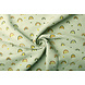Oeko-Tex® Nido de Abeja Arcoíris con Corazones Menta Antiguo Verde Oeko-Tex® Nido de Abeja Arcoíris con Corazones Menta Antiguo Verde