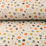 Oeko-Tex®  Wafel Jachtluipaard Beige Oeko-Tex®  Wafel Jachtluipaard Beige