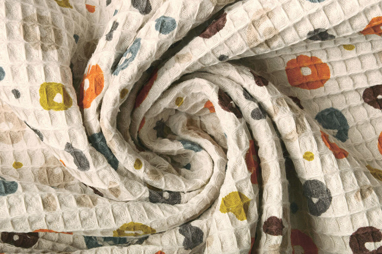 Oeko-Tex®  Waffel Gepard Beige Oeko-Tex®  Waffel Gepard Beige