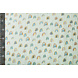 Oeko-Tex® Tessuto di Mussola Arcobaleno Azzurro Chiaro-Verde Oeko-Tex® Tessuto di Mussola Arcobaleno Azzurro Chiaro-Verde