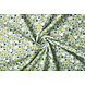 Oeko-Tex® Tessuto di Mussola Leopardo Verde Antico Chiaro Oeko-Tex® Tessuto di Mussola Leopardo Verde Antico Chiaro
