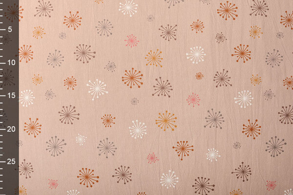 Oeko-Tex®  100% Gewaschene Baumwolle Löwenzahn Puderrosa Oeko-Tex®  100% Gewaschene Baumwolle Löwenzahn Puderrosa