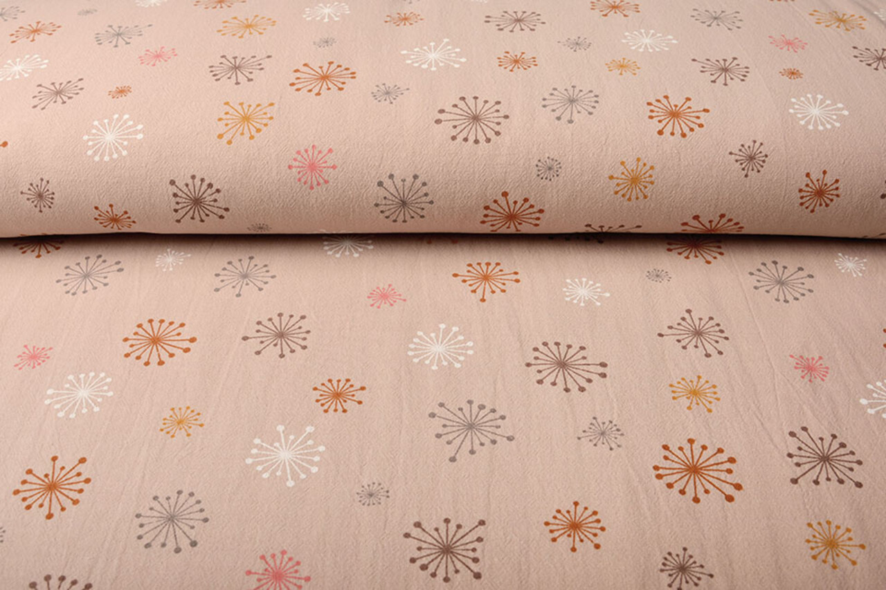 Oeko-Tex®  100% Washed Cotton Dandelion Powder Pink Oeko-Tex®  100% Washed Cotton Dandelion Powder Pink