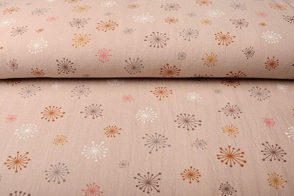 Oeko-Tex®  100% Washed Cotton Dandelion Powder Pink Oeko-Tex®  100% Washed Cotton Dandelion Powder Pink