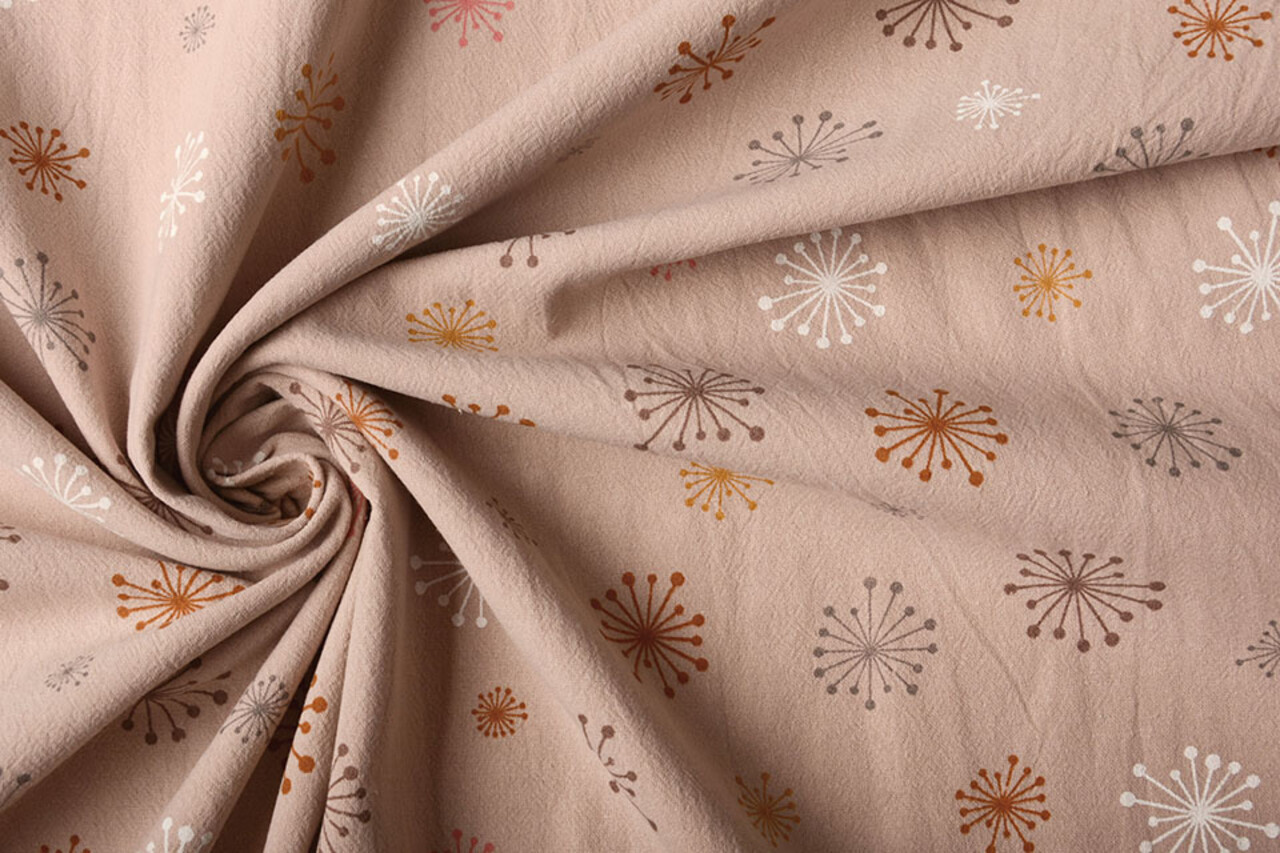 Oeko-Tex®  100% Washed Cotton Dandelion Powder Pink Oeko-Tex®  100% Washed Cotton Dandelion Powder Pink