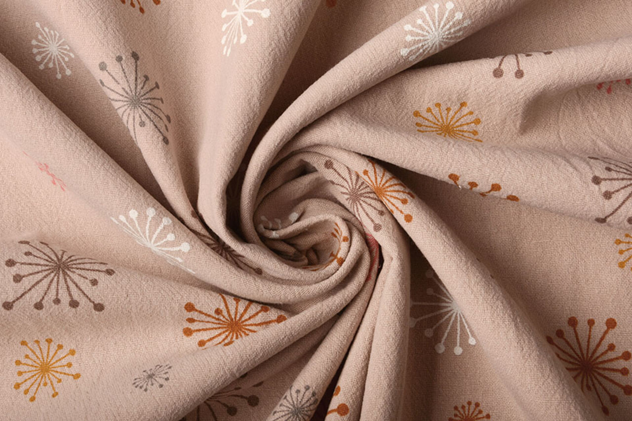 Oeko-Tex®  100% Washed Cotton Dandelion Powder Pink Oeko-Tex®  100% Washed Cotton Dandelion Powder Pink