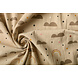 Oeko-Tex® 100% Lavado Algodón Arcoíris Wolkjes Arena Claro Oeko-Tex® 100% Lavado Algodón Arcoíris Wolkjes Arena Claro