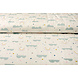 Oeko-Tex® 100 % Coton Lavé Arc-en-Ciel Nuages Crème Oeko-Tex® 100 % Coton Lavé Arc-en-Ciel Nuages Crème