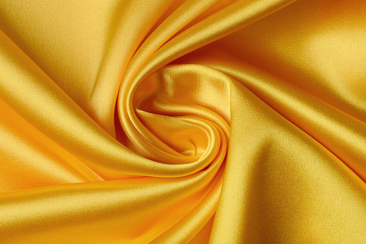 Stretch Satin Yellow