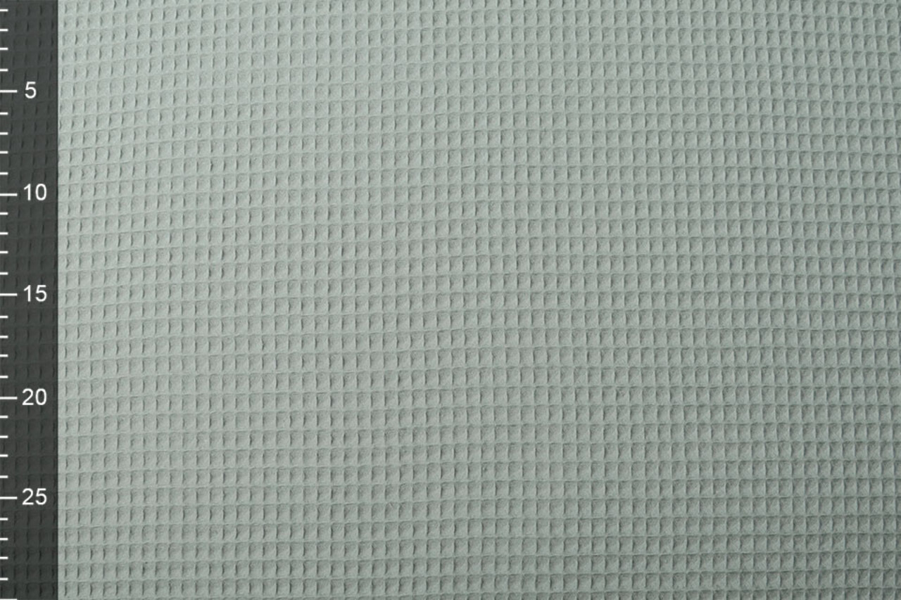 Oeko-Tex®  Waffle Pique Fabric Old Green
