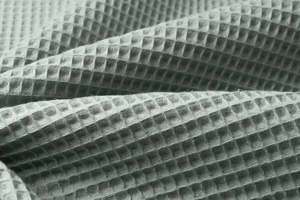 Oeko-Tex®  Waffle Pique Fabric Old Green