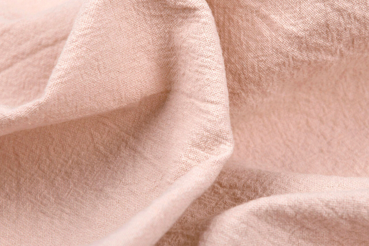 Oeko-Tex® 100 % Coton Lavé Clair Rose Poudré Oeko-Tex® 100 % Coton Lavé Clair Rose Poudré