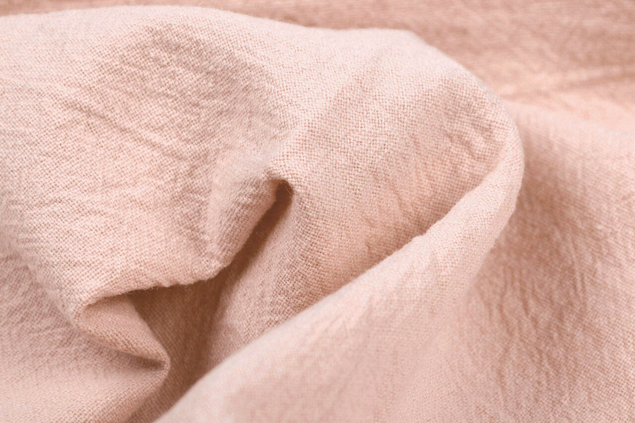 Oeko-Tex®  100% Gewaschene Baumwolle Hellpuderrosa