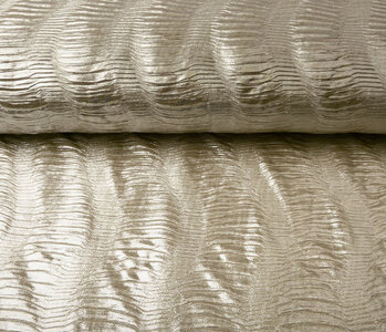 Pleated Lamé Light Gold