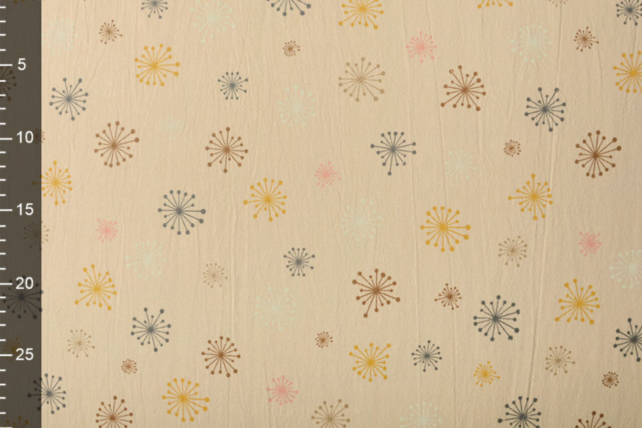 Oeko-Tex®  100% Gewaschene Baumwolle Löwenzahn Hell Sand