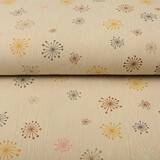 Oeko-Tex®  100% Gewaschene Baumwolle Löwenzahn Hell Sand Oeko-Tex®  100% Gewaschene Baumwolle Löwenzahn Hell Sand