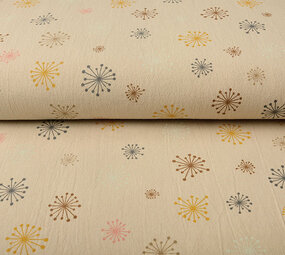 Oeko-Tex® 100 % Coton Lavé Pissenlit Sable Clair Oeko-Tex® 100 % Coton Lavé Pissenlit Sable Clair